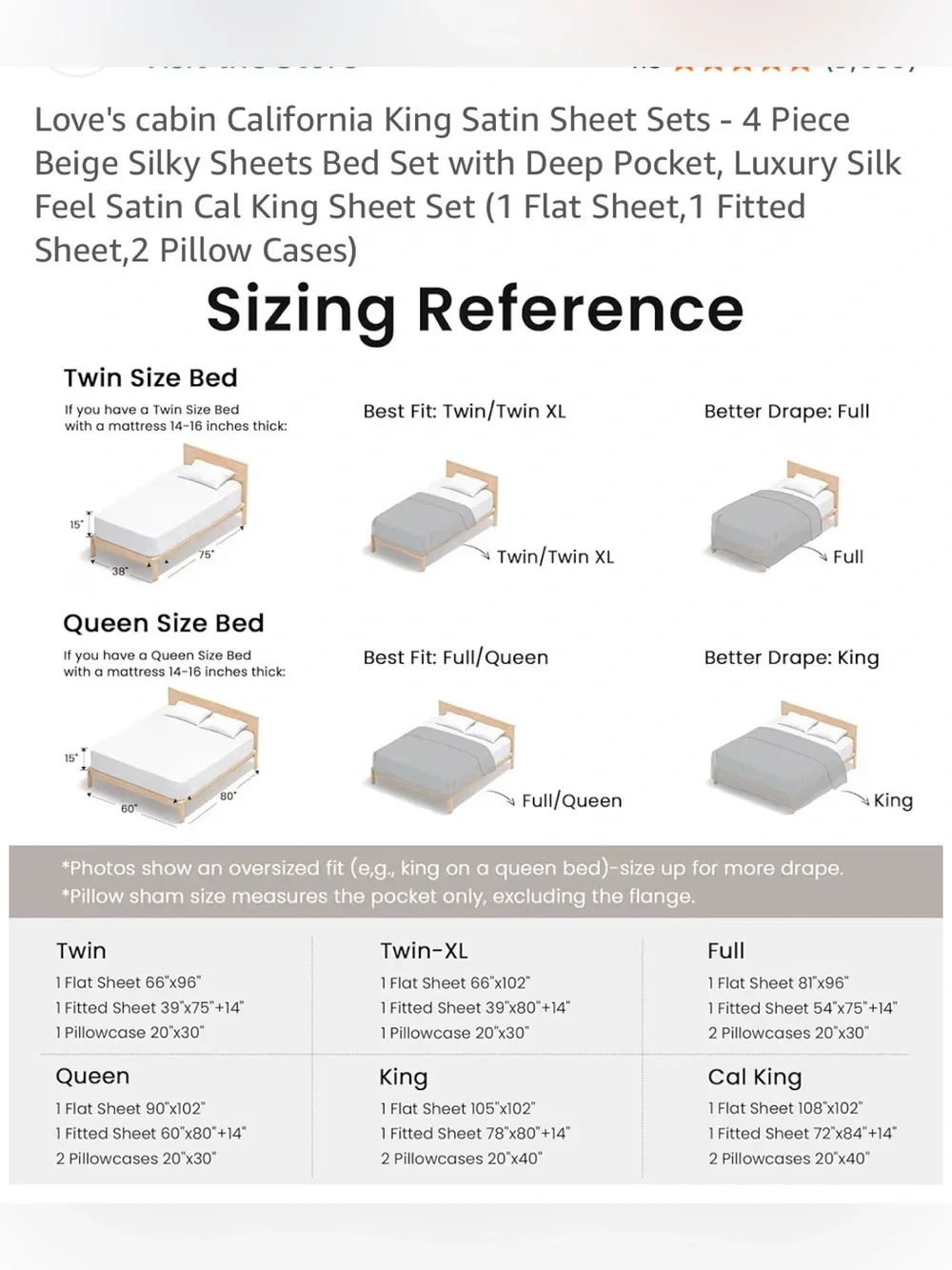 🤎CREAM, BRAND NEW SILK SHEETS…